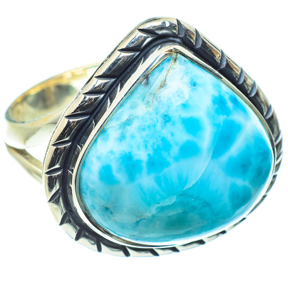 Larimar Rings handcrafted by Ana Silver Co - RING58462