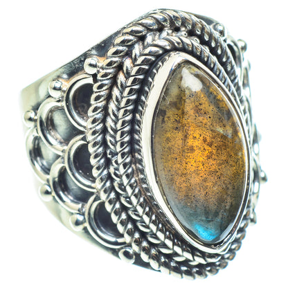 Labradorite Rings handcrafted by Ana Silver Co - RING58470