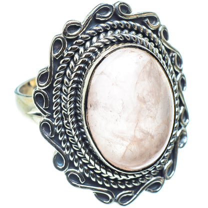 Rose Quartz Rings handcrafted by Ana Silver Co - RING58471