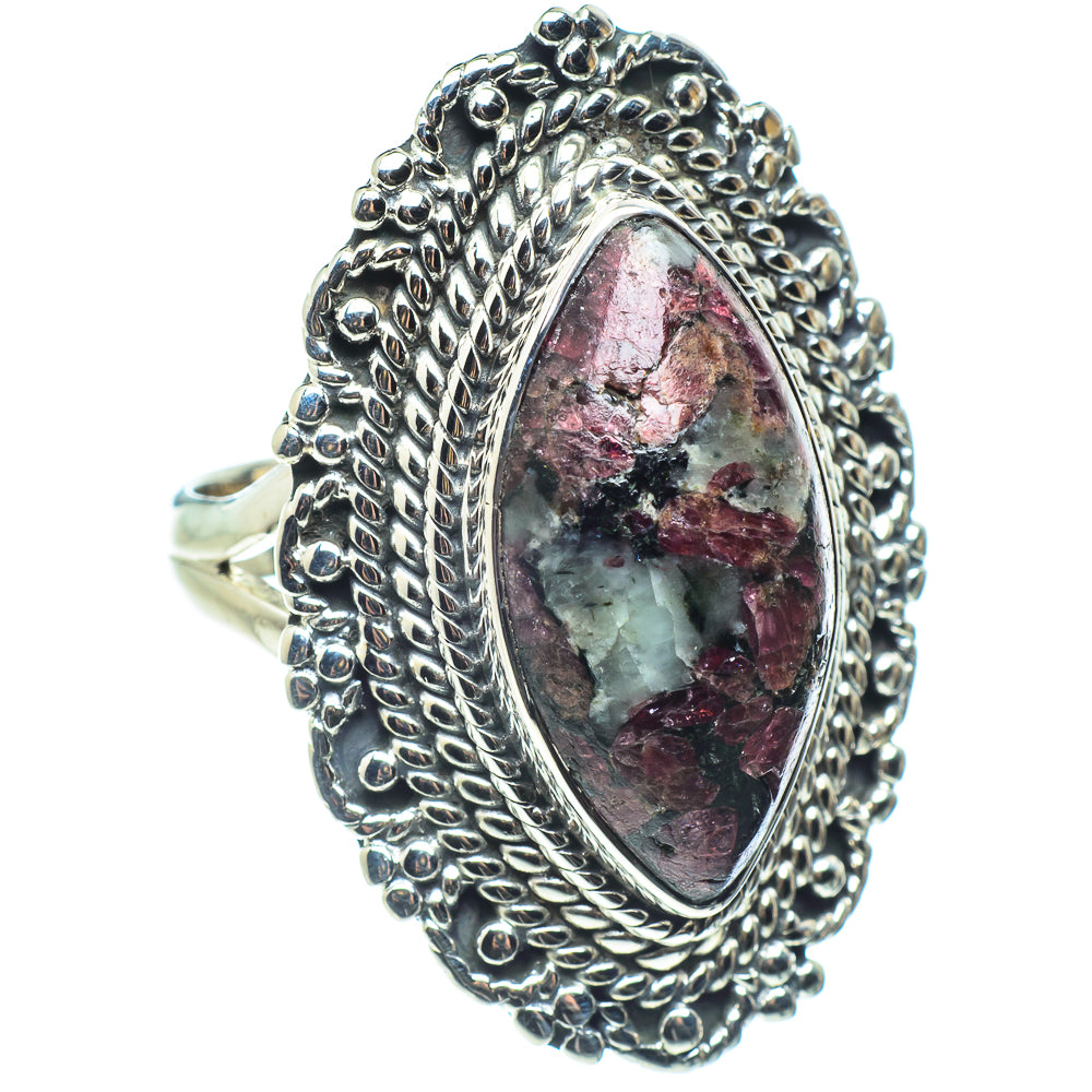 Russian Eudialyte Rings handcrafted by Ana Silver Co - RING58473