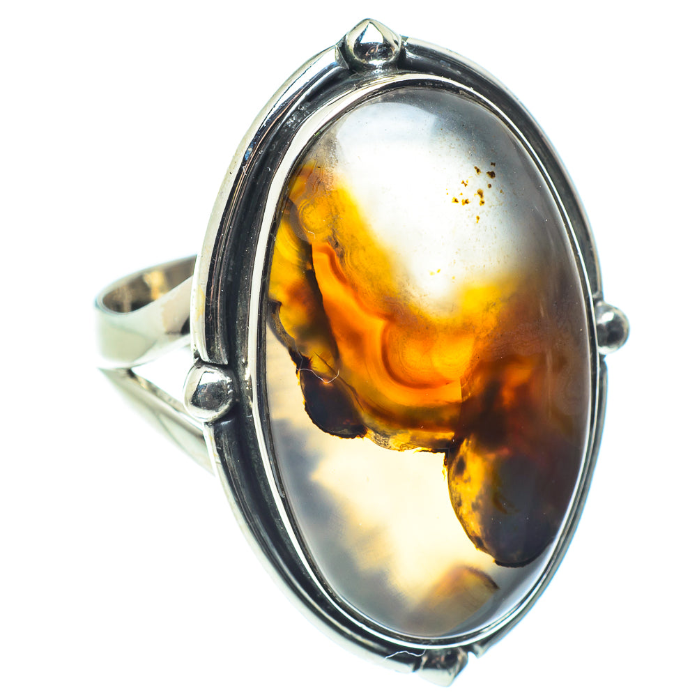Montana Agate Rings handcrafted by Ana Silver Co - RING58476