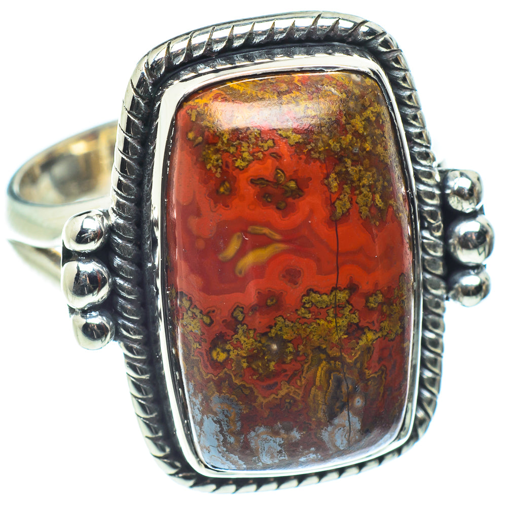 Moroccan Agate Rings handcrafted by Ana Silver Co - RING58481