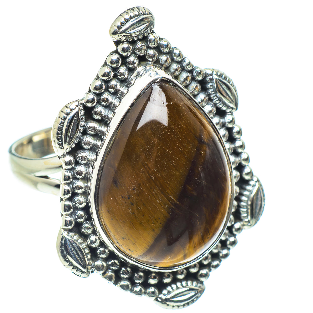 Tiger Eye Rings handcrafted by Ana Silver Co - RING58482
