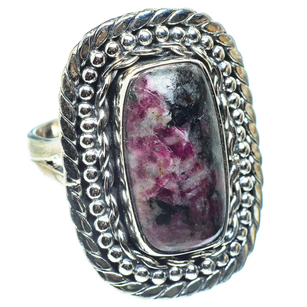 Russian Eudialyte Rings handcrafted by Ana Silver Co - RING58486