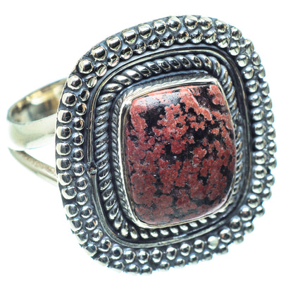 Fireworks Obsidian Rings handcrafted by Ana Silver Co - RING58492