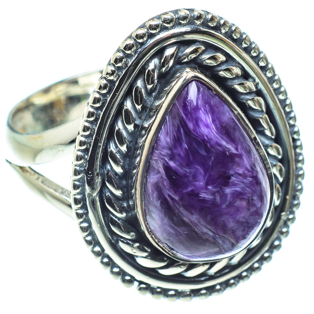 Charoite Rings handcrafted by Ana Silver Co - RING58494
