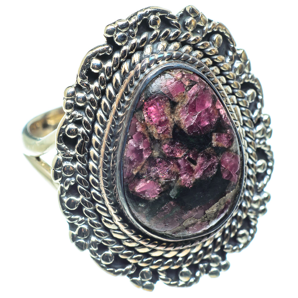 Russian Eudialyte Rings handcrafted by Ana Silver Co - RING58495
