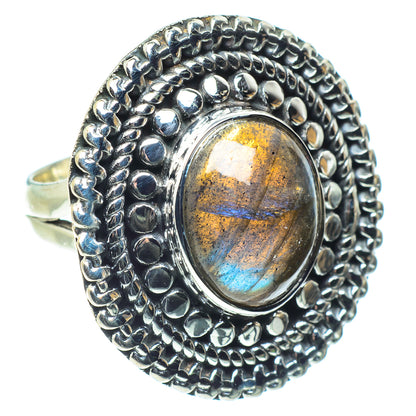 Labradorite Rings handcrafted by Ana Silver Co - RING58496