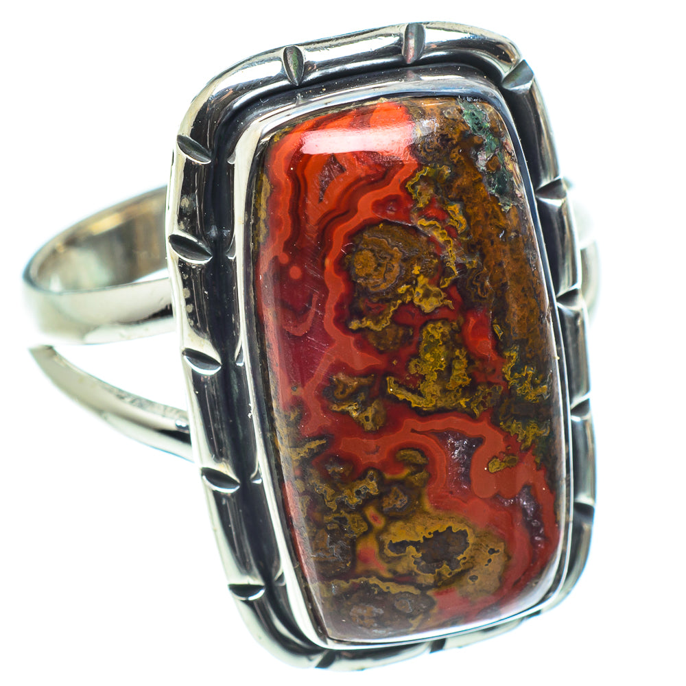 Moroccan Agate Rings handcrafted by Ana Silver Co - RING58511