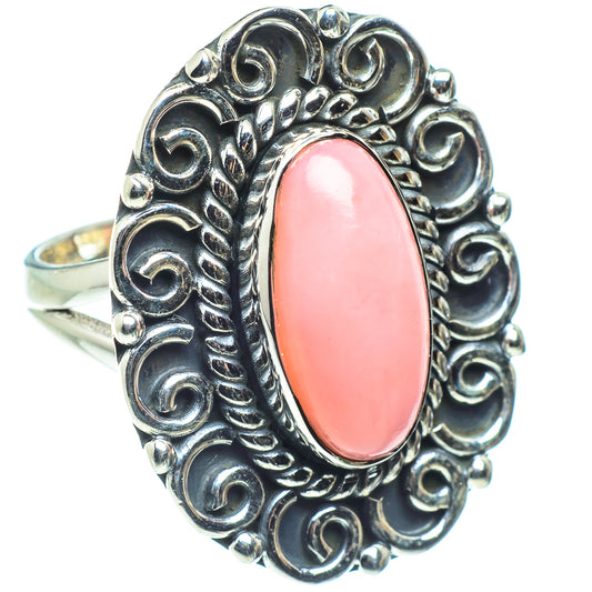 Pink Opal Rings handcrafted by Ana Silver Co - RING58523