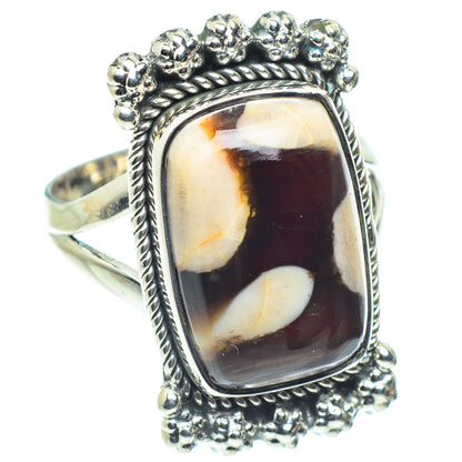 Peanut Wood Jasper Rings handcrafted by Ana Silver Co - RING58525
