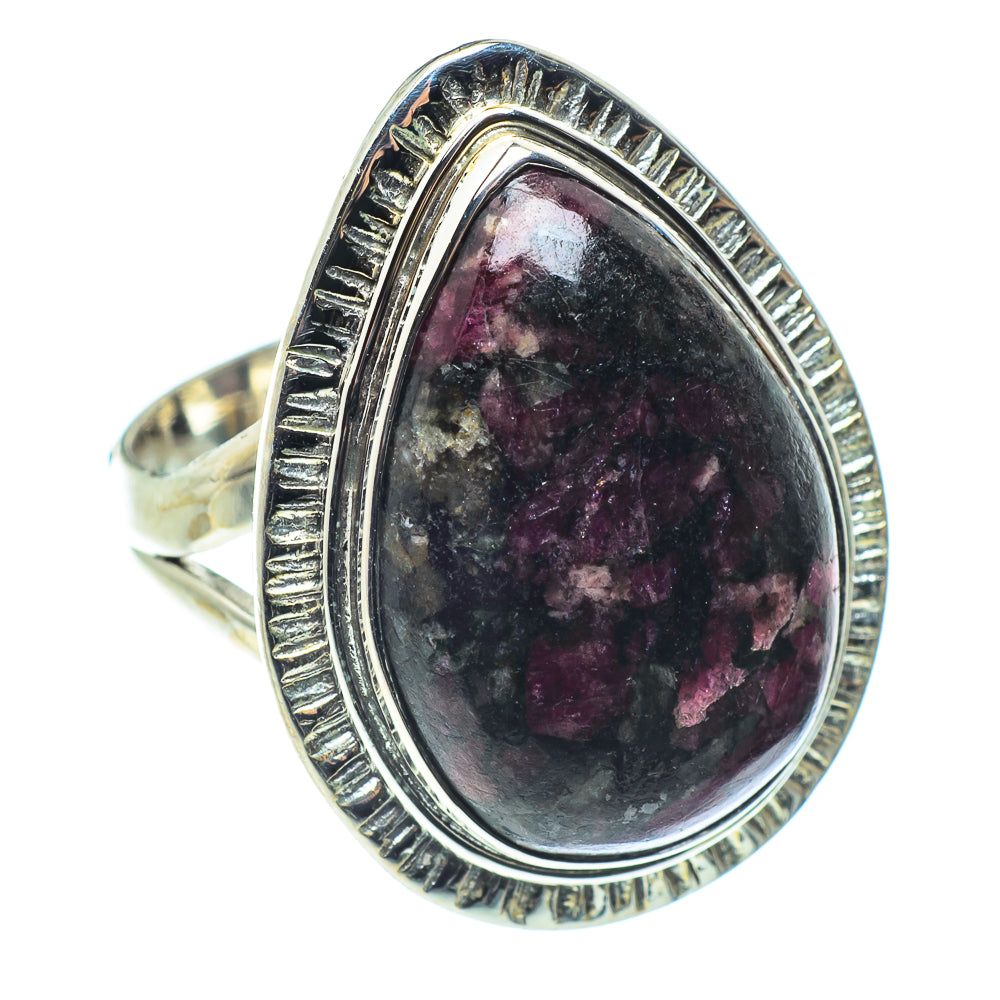 Russian Eudialyte Rings handcrafted by Ana Silver Co - RING58533
