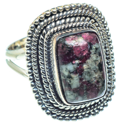Russian Eudialyte Rings handcrafted by Ana Silver Co - RING58536