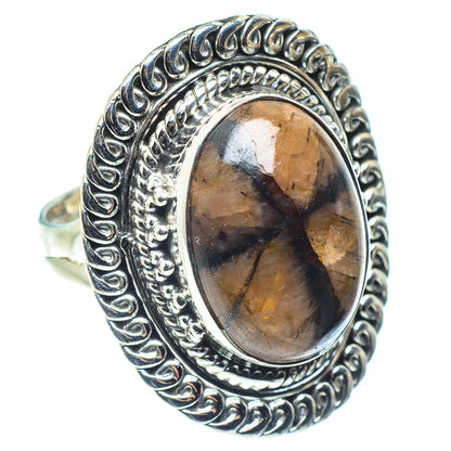 Chiastolite Rings handcrafted by Ana Silver Co - RING58543