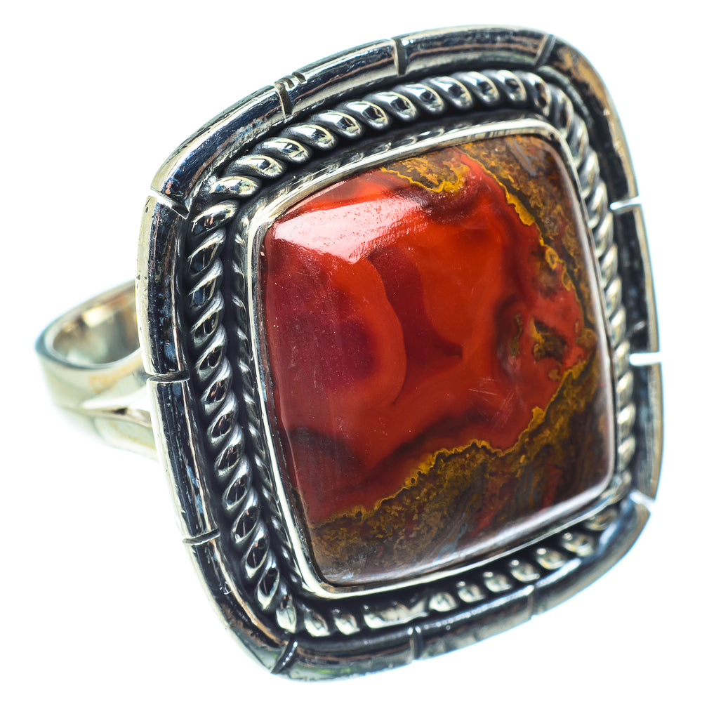Moroccan Agate Rings handcrafted by Ana Silver Co - RING58545