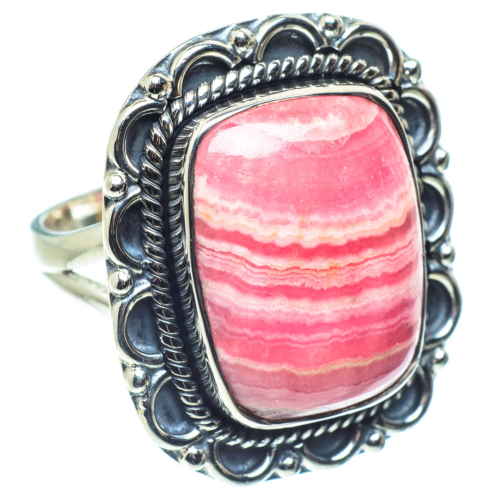 Rhodochrosite Rings handcrafted by Ana Silver Co - RING58546
