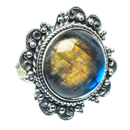 Labradorite Rings handcrafted by Ana Silver Co - RING58552