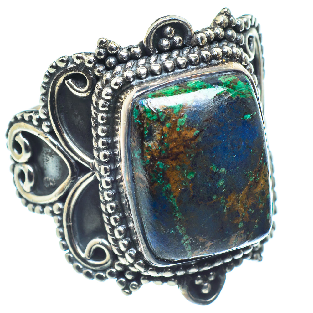 Chrysocolla Rings handcrafted by Ana Silver Co - RING58556