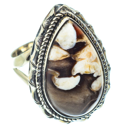 Peanut Wood Jasper Rings handcrafted by Ana Silver Co - RING58560