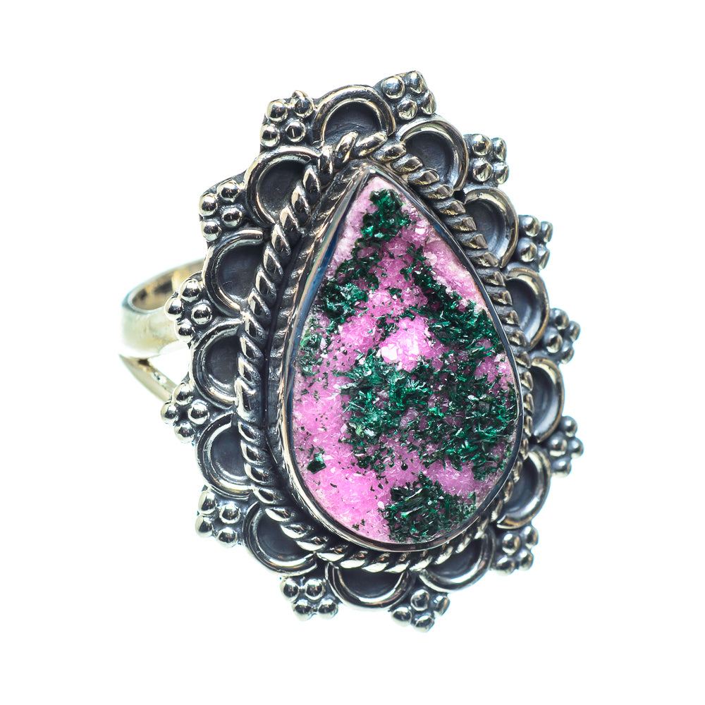 Cobalto Calcite Druzy Rings handcrafted by Ana Silver Co - RING58574