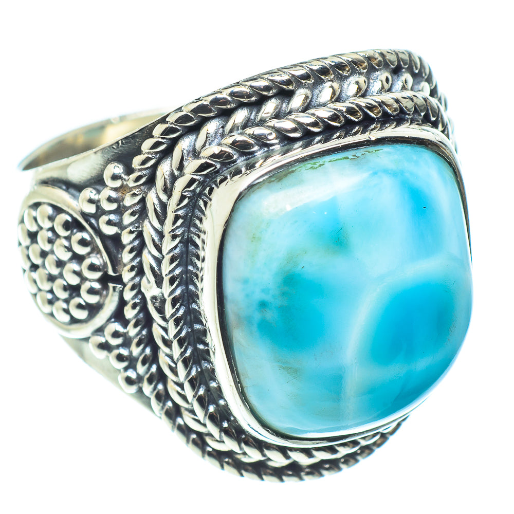 Larimar Rings handcrafted by Ana Silver Co - RING58581