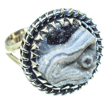 Desert Druzy Rings handcrafted by Ana Silver Co - RING58586