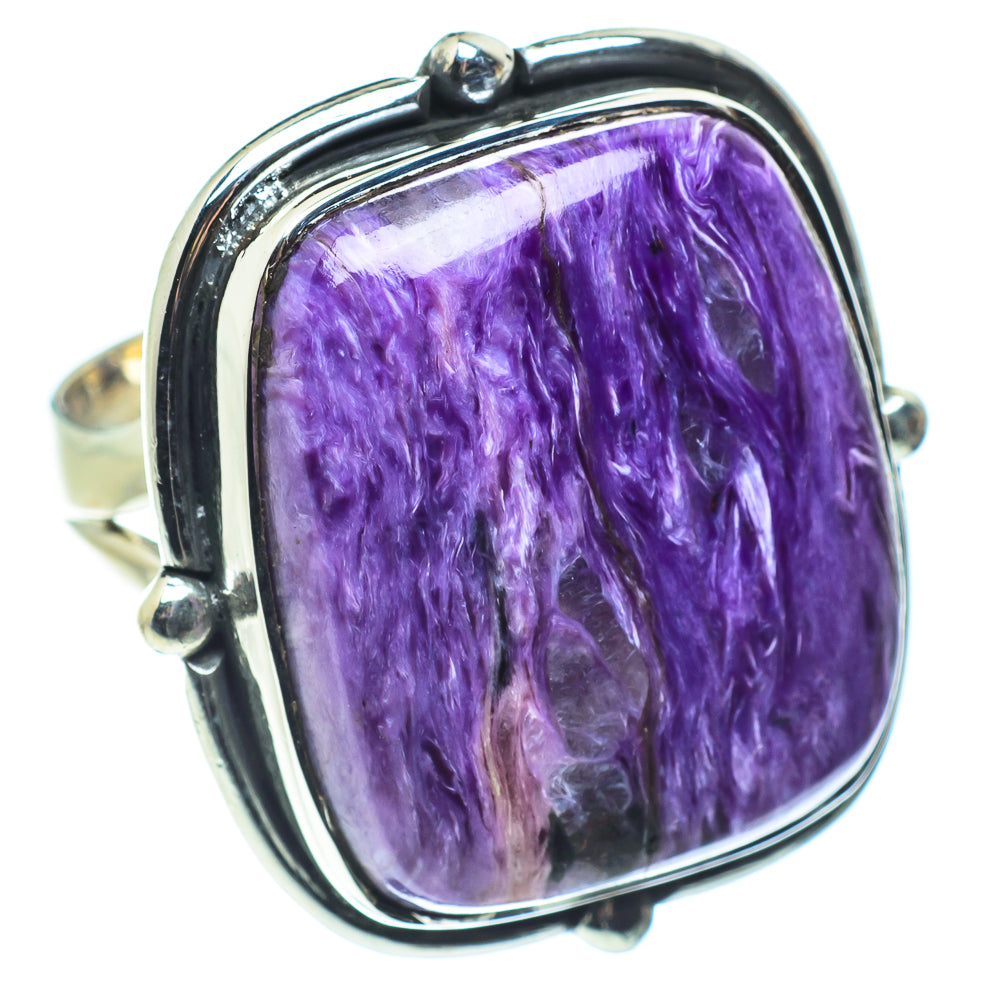 Charoite Rings handcrafted by Ana Silver Co - RING58588