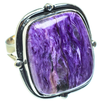Charoite Rings handcrafted by Ana Silver Co - RING58588