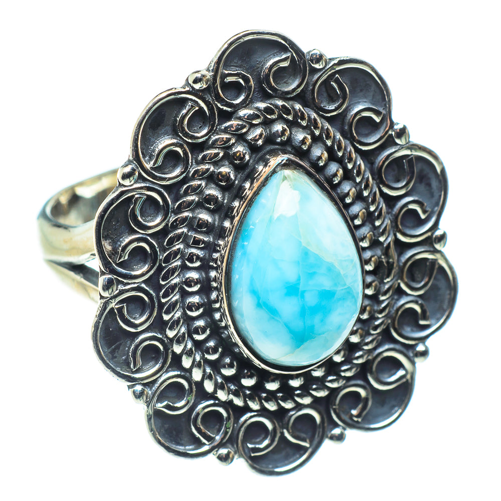 Larimar Rings handcrafted by Ana Silver Co - RING58595