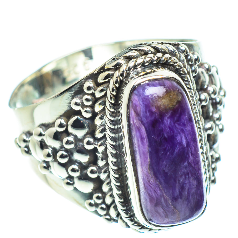 Charoite Rings handcrafted by Ana Silver Co - RING58597