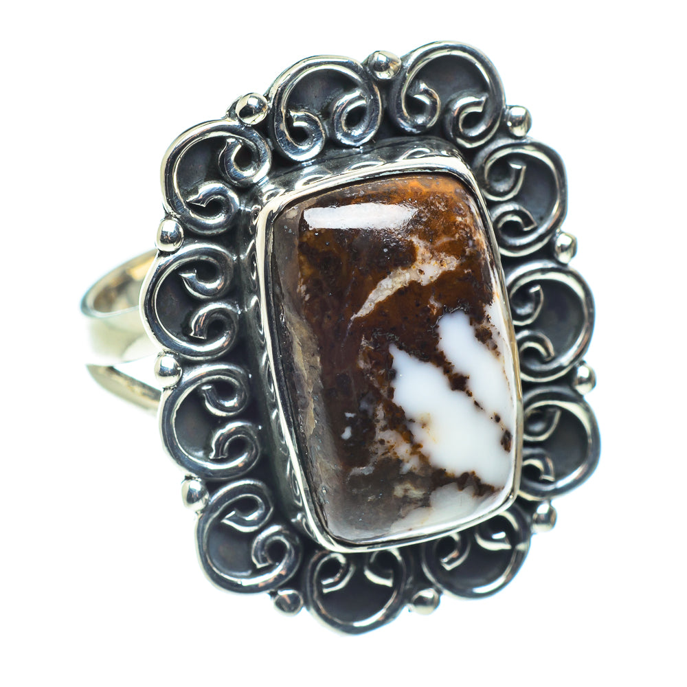 Peanut Wood Jasper Rings handcrafted by Ana Silver Co - RING58600