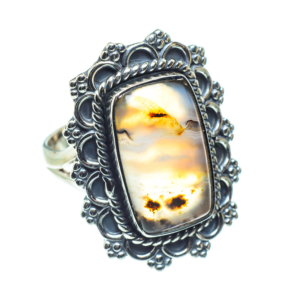 Montana Agate Rings handcrafted by Ana Silver Co - RING58617