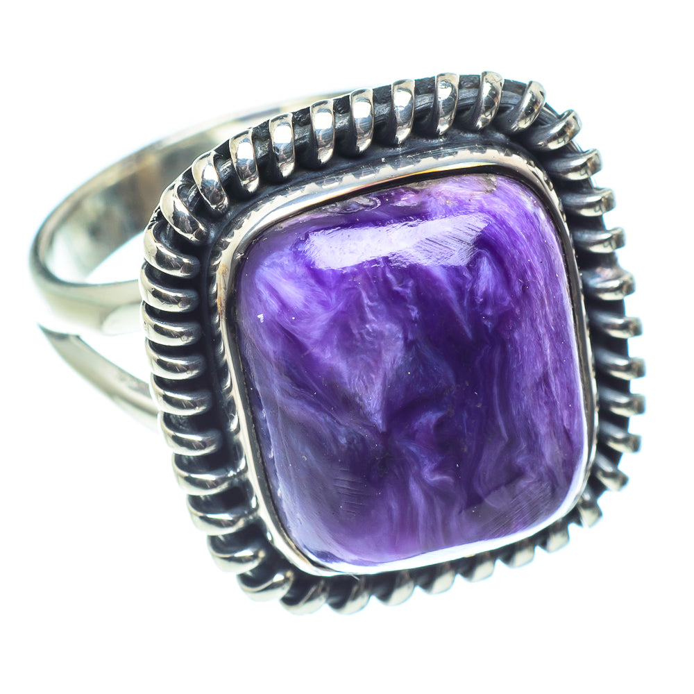 Charoite Rings handcrafted by Ana Silver Co - RING58631