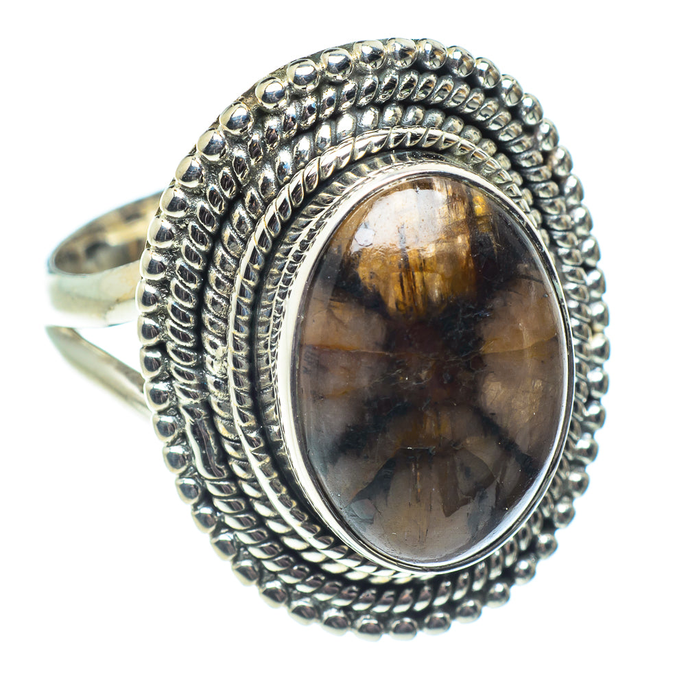 Chiastolite Rings handcrafted by Ana Silver Co - RING58634