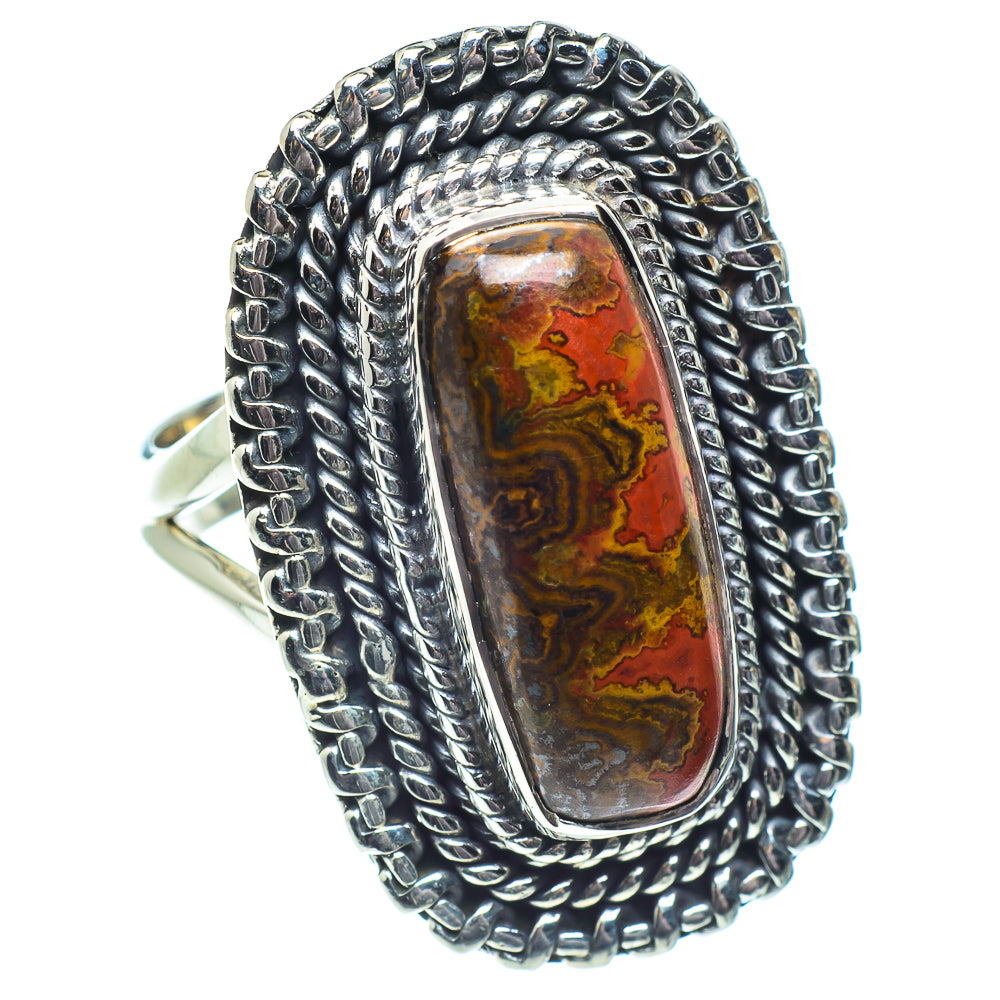 Moroccan Agate Rings handcrafted by Ana Silver Co - RING58635