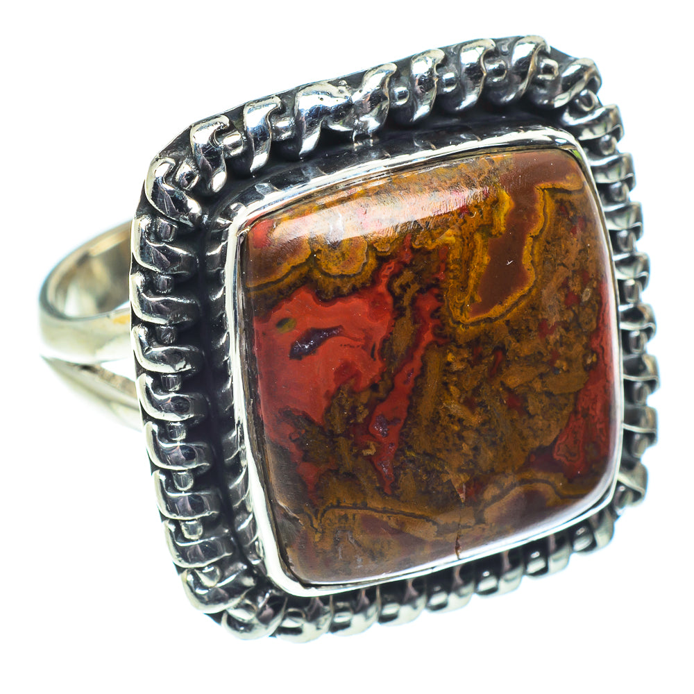 Moroccan Agate Rings handcrafted by Ana Silver Co - RING58636
