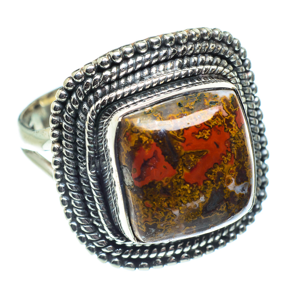 Moroccan Agate Rings handcrafted by Ana Silver Co - RING58638