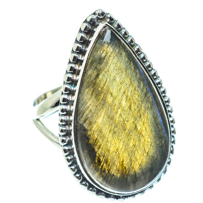 Labradorite Rings handcrafted by Ana Silver Co - RING58652