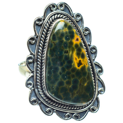 Ocean Jasper Rings handcrafted by Ana Silver Co - RING58658