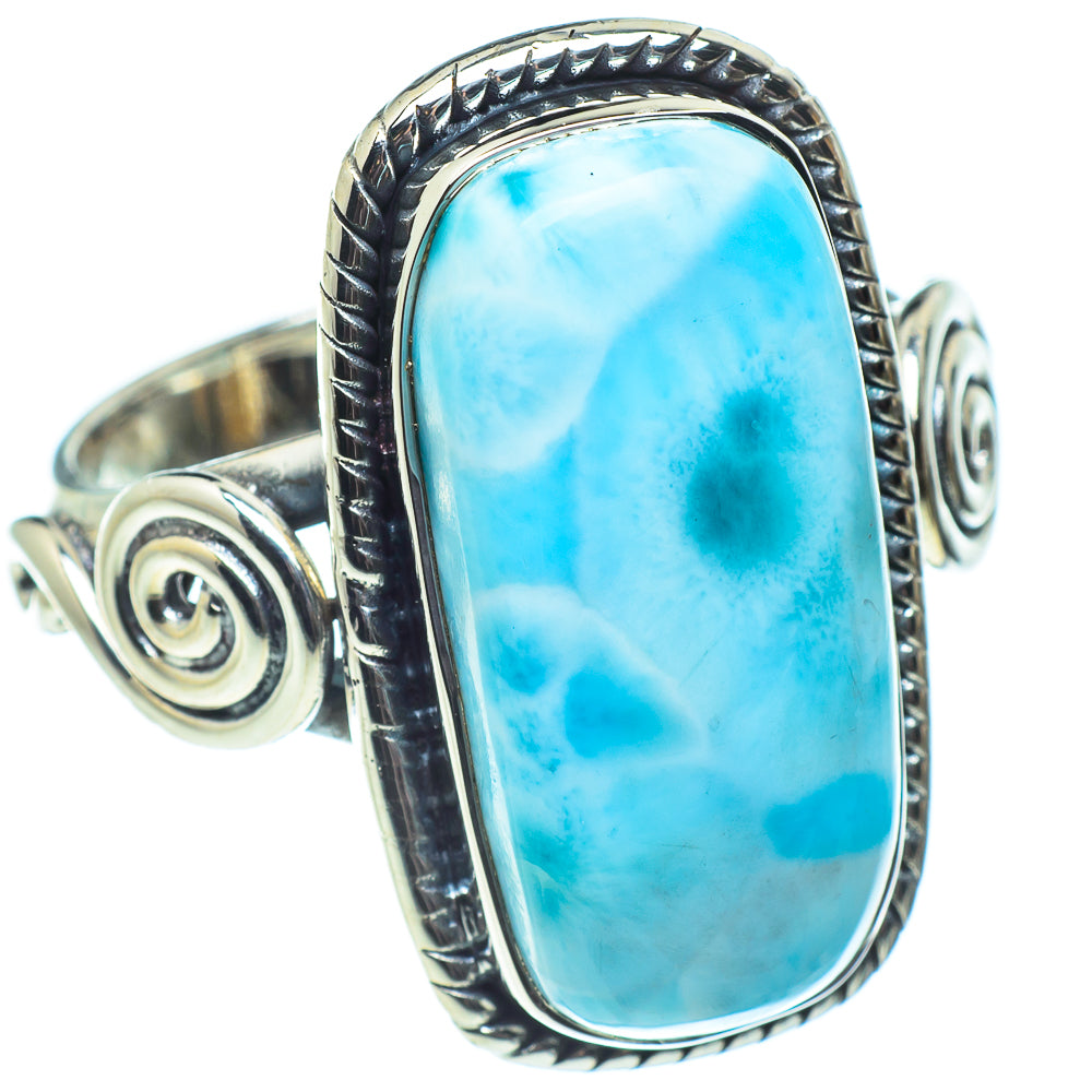 Larimar Rings handcrafted by Ana Silver Co - RING58664