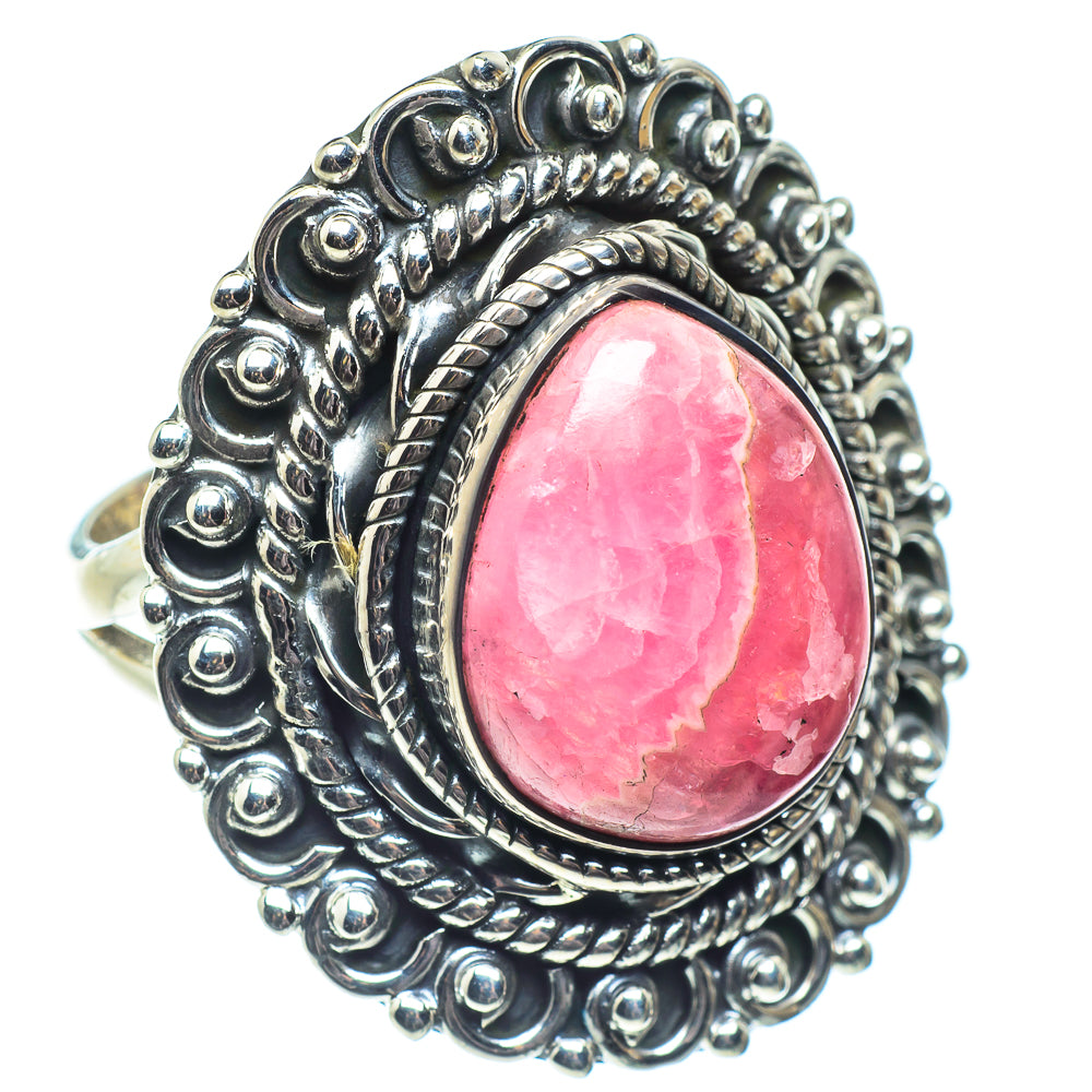 Rhodochrosite Rings handcrafted by Ana Silver Co - RING58666