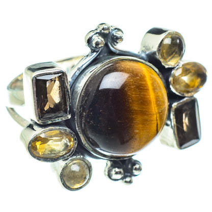 Tiger Eye Rings handcrafted by Ana Silver Co - RING58684