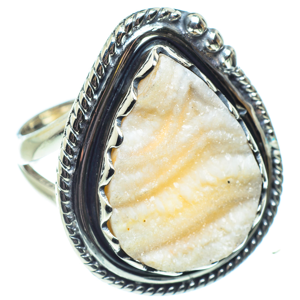 Desert Druzy Rings handcrafted by Ana Silver Co - RING58693 - Photo 2