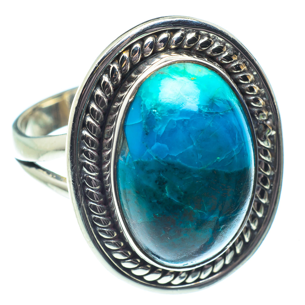 Chrysocolla Rings handcrafted by Ana Silver Co - RING58704
