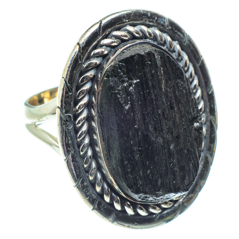 Black Tourmaline Rings handcrafted by Ana Silver Co - RING58711