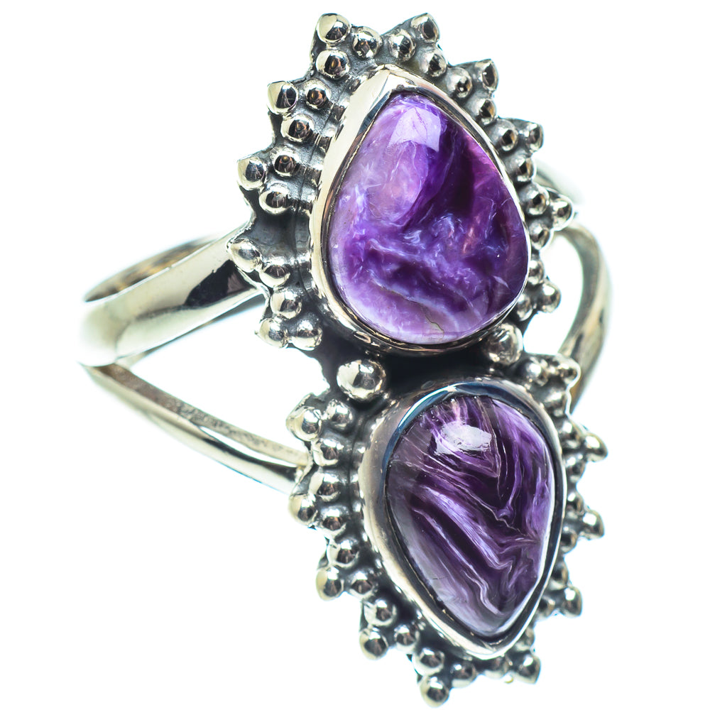 Charoite Rings handcrafted by Ana Silver Co - RING58718