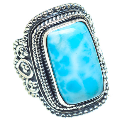 Larimar Rings handcrafted by Ana Silver Co - RING58720