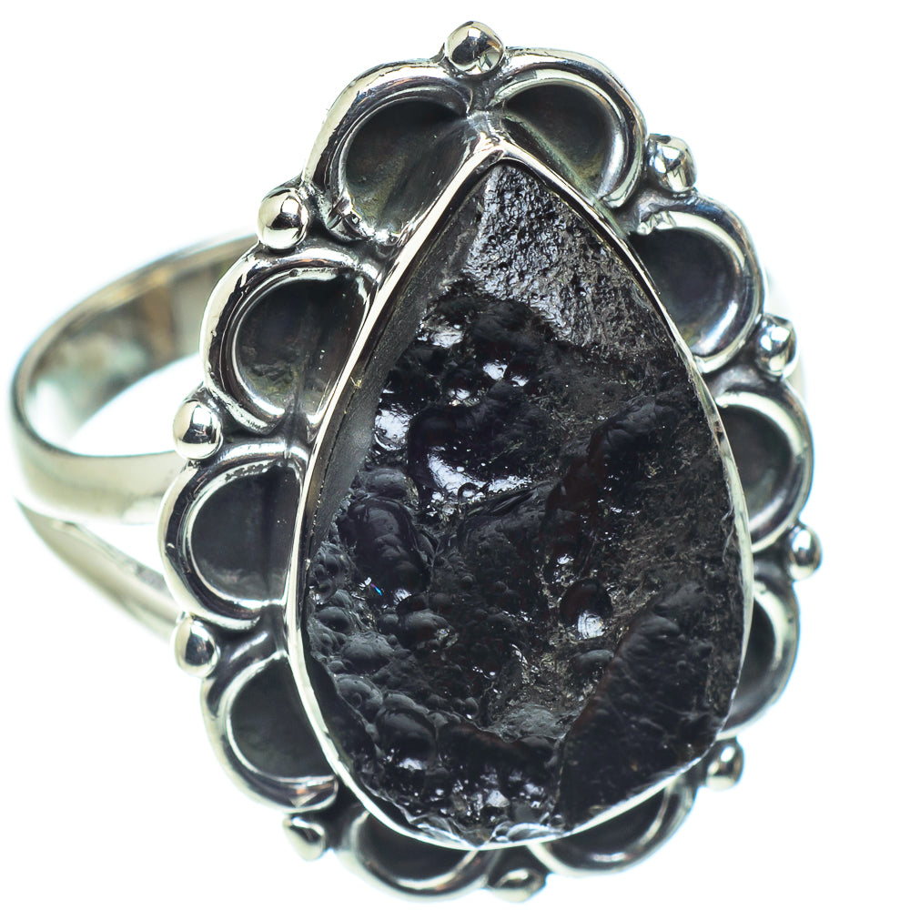 Tektite Rings handcrafted by Ana Silver Co - RING58735