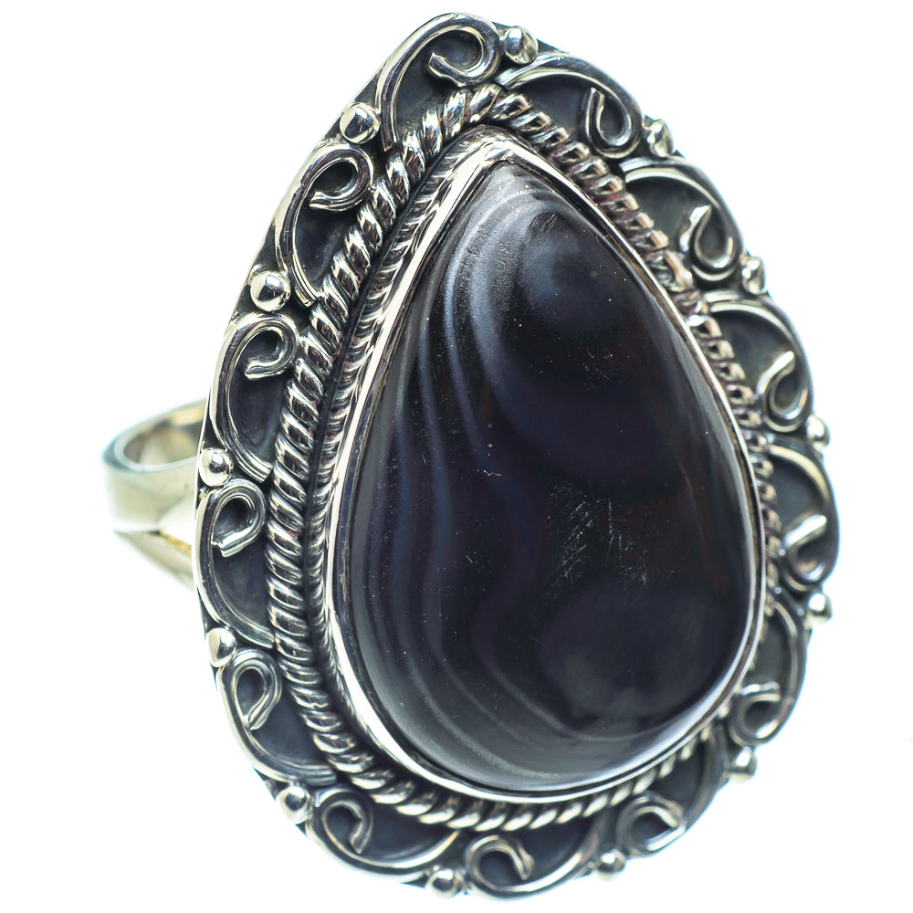 Psilomelane Rings handcrafted by Ana Silver Co - RING58736