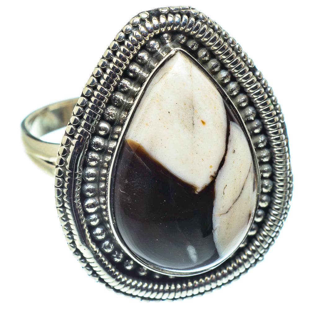 Peanut Wood Jasper Rings handcrafted by Ana Silver Co - RING58745